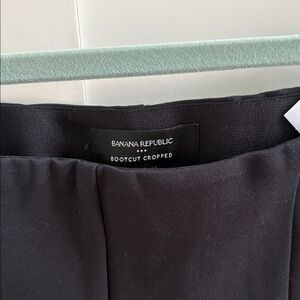 Banana Republic Black Bootcut Cropped Ponte Trousers NWT XL